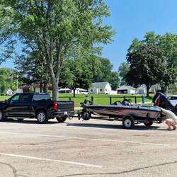 Spencers Truck und Boot