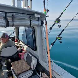 So ruhig ist es auf dem Lake Michigan selten.