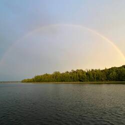 Full rainbow last night in Nicolet Bay