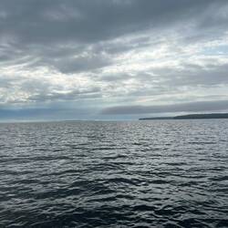 Looking south across Death's Door.
