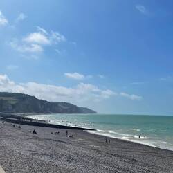 Der Strand von Pourville