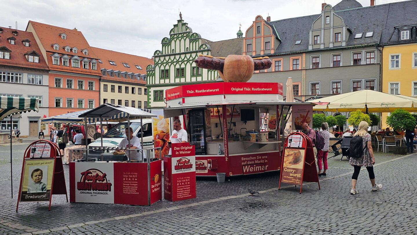 Marktplatz von Weimar