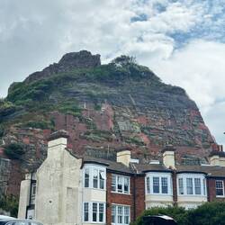 Hastings castle ruins