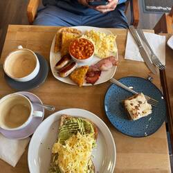 The grumpy cook breakfast was awesome