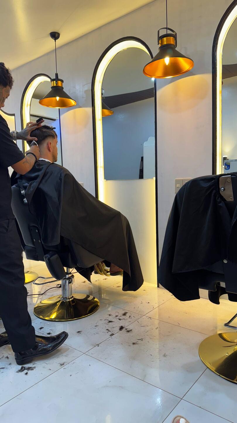 first, a haircut