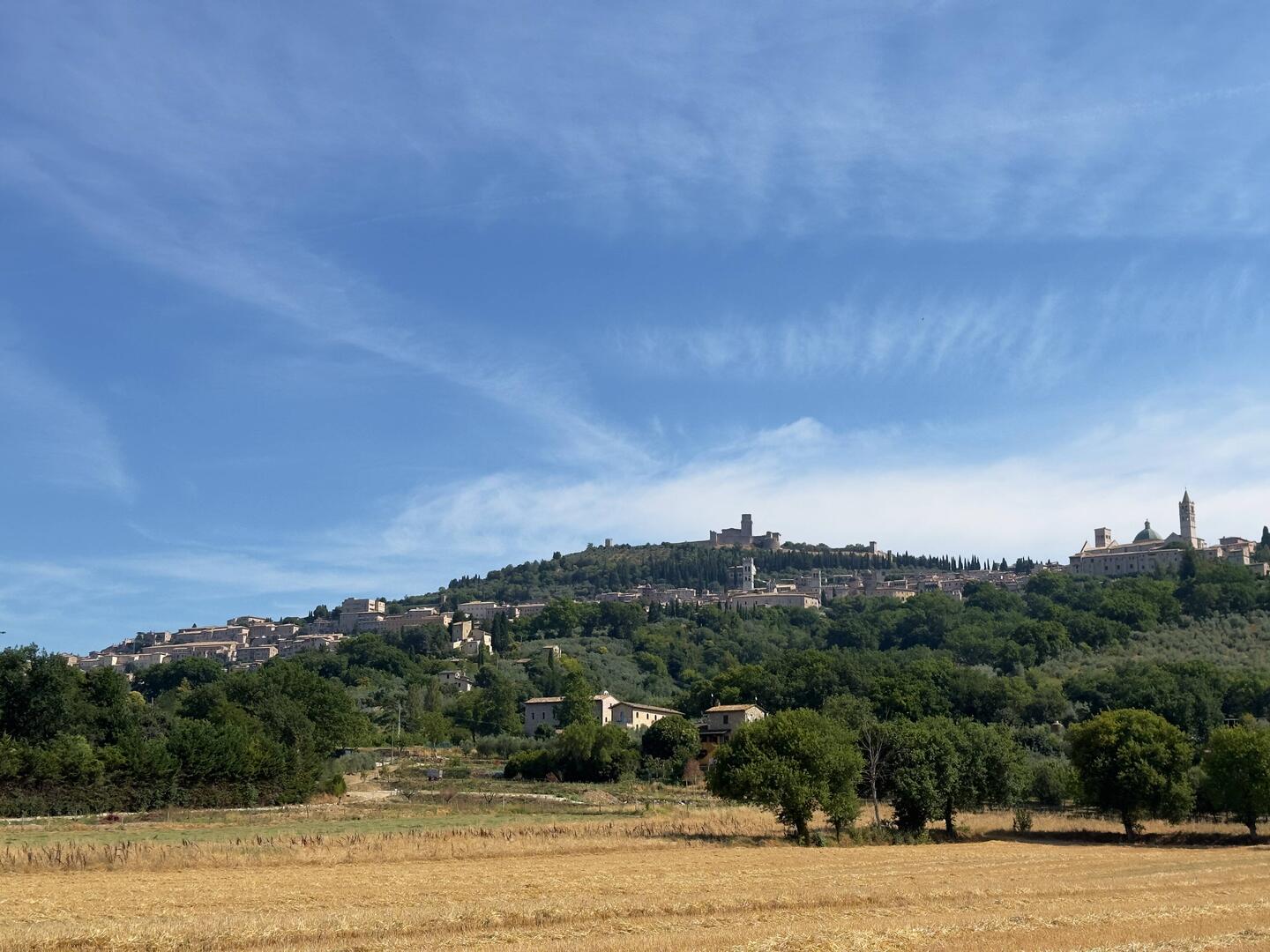 Erst noch mal vorbei an Assisi