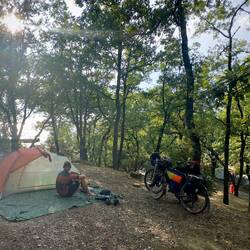 Nachtlager aufgeschlagen.