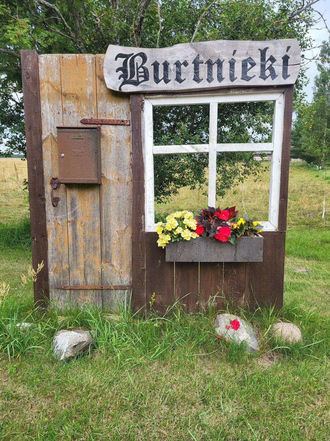 Originelle Einfahrt