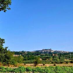 Een fotootje naar achteren. Montefiascone.
