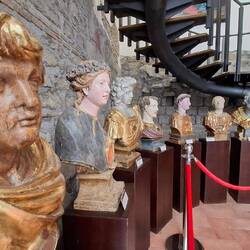 In het historisch museum