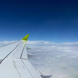 Der Flug von Zürich nach Bukarest war kurz und sehr angenehm.