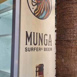I am not surfing, but they let me drink the beer.