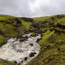 Verschiedenste Wasserfälle auf der Wanderung