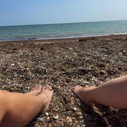 Yes guessed right we had our suits on! Orsi and CJ!