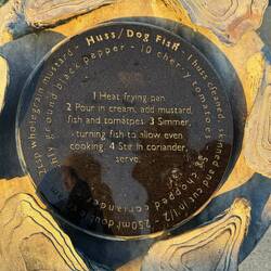 Cute recipes on the board walk