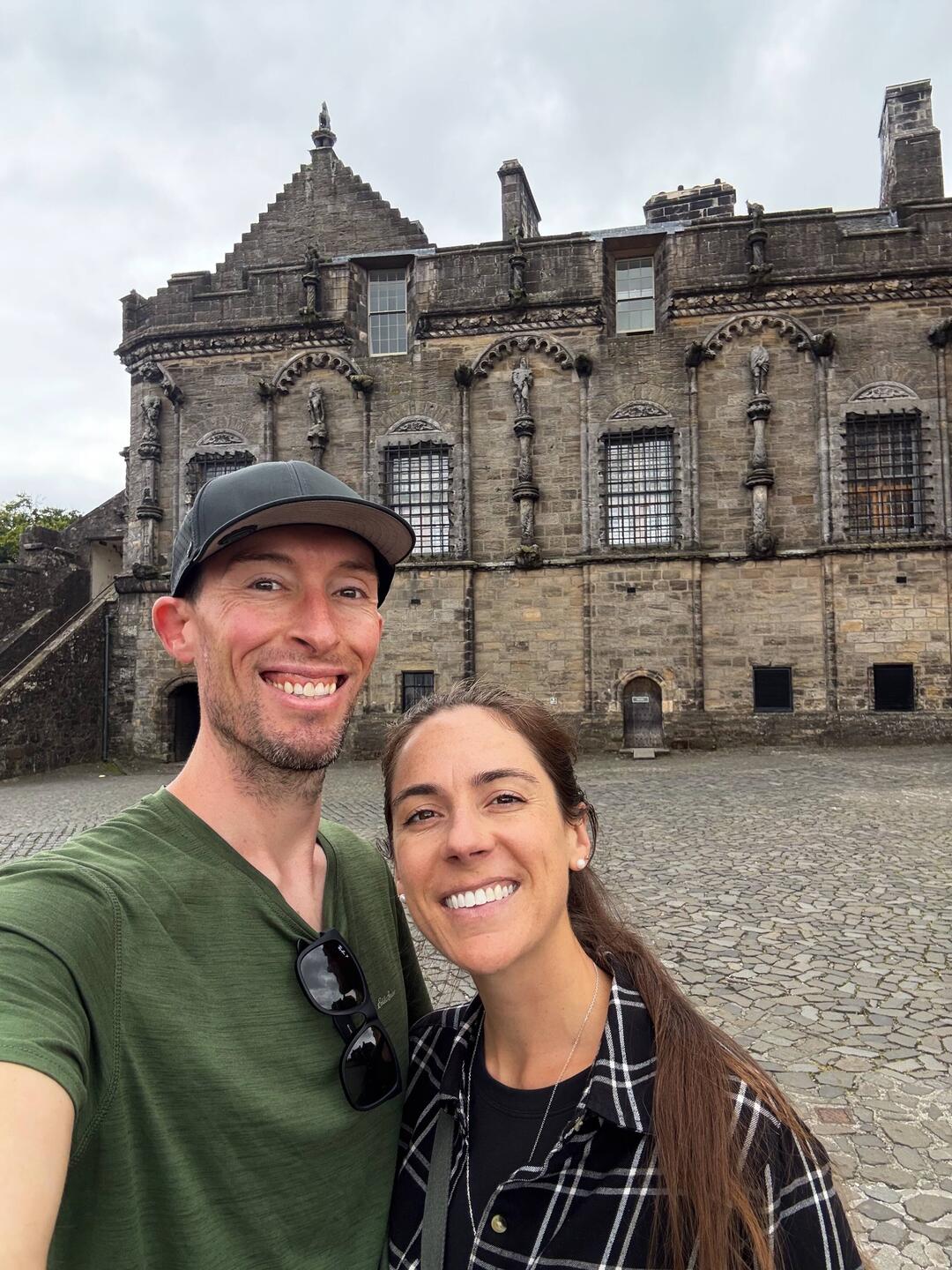 In one of Stirling Castle's courtyards