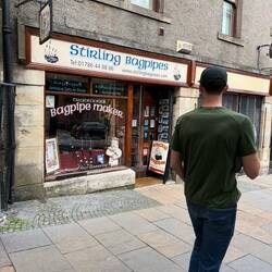 A bagpipe store!