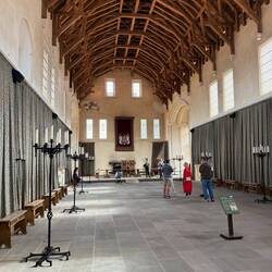 Inside the great hall