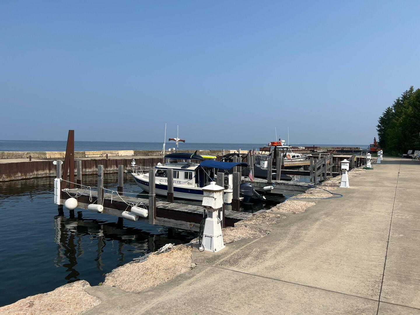Shoreline Resort private marina