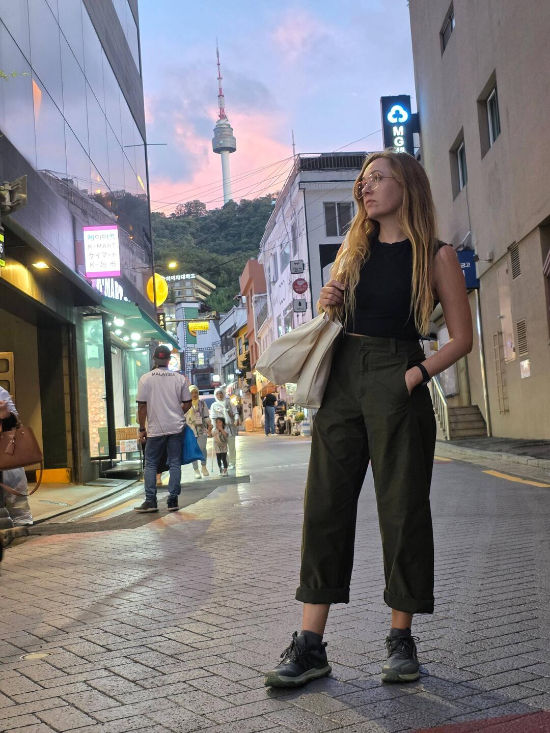 Namsan Tower at sunset