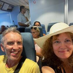 Mum and dad, happy as can be