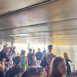 In the insides of the ship (never let it be said I am not always smiling)