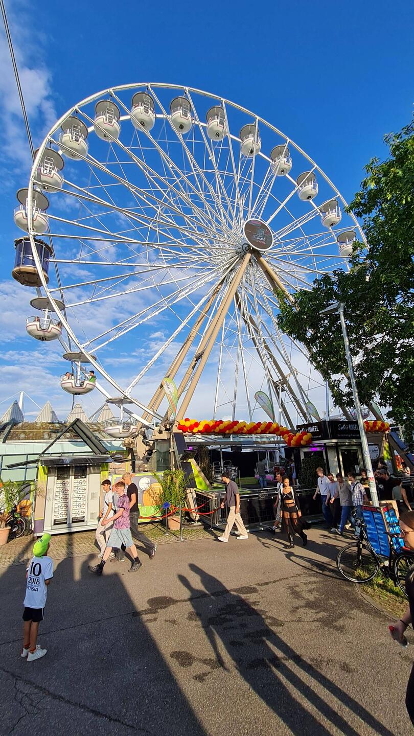 Auch auf dem Vorplatz gab es etwas