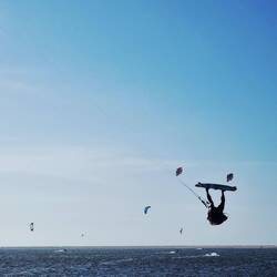 Kite surfing looks fun