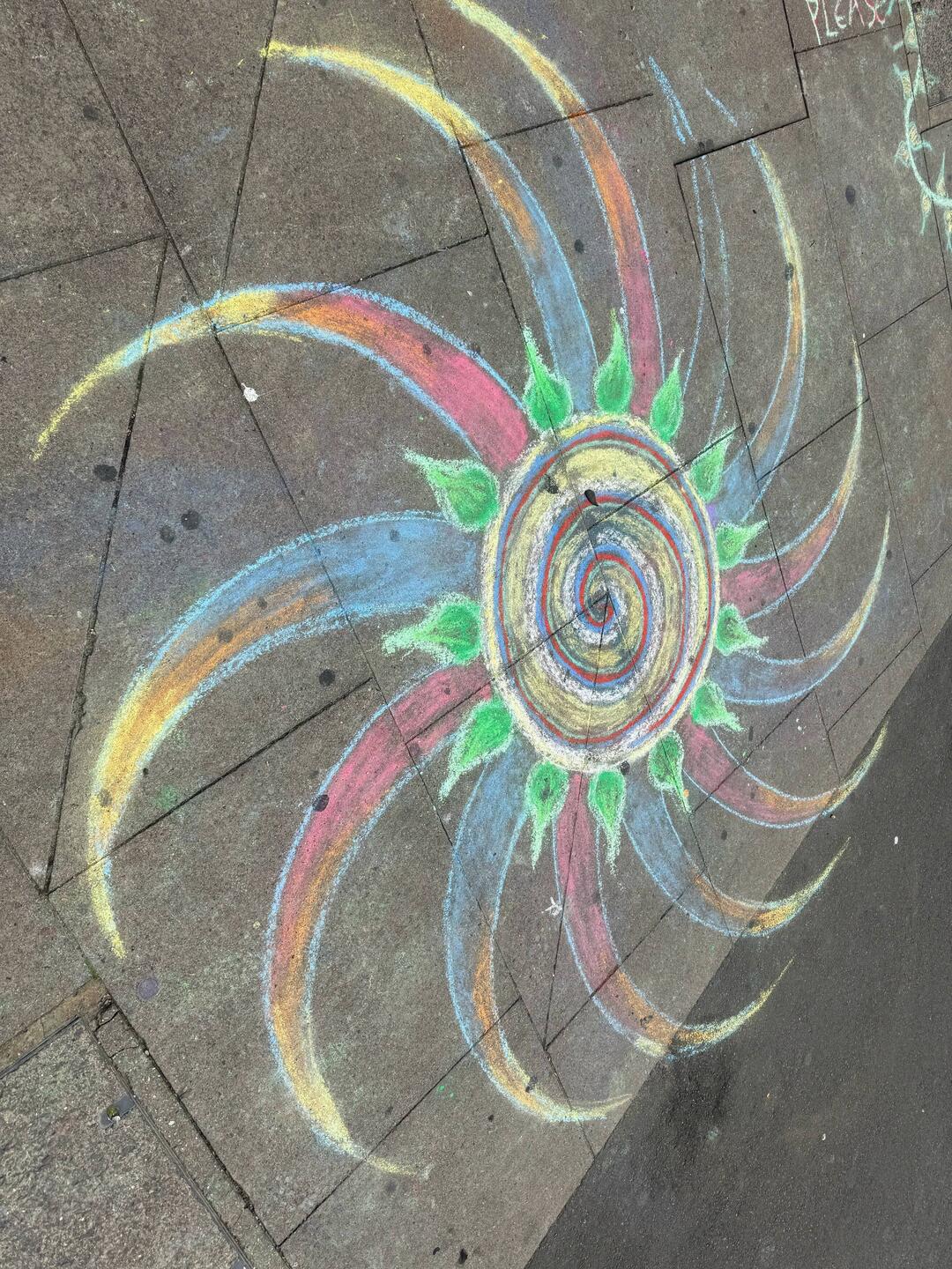 Sidewalk art