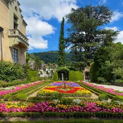 Mui commented that just the terrace garden made the stop worthwhile — Schloss Oberhofen.