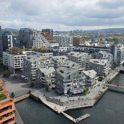 Ein Teil des noch nicht ganz fertigen Quartiers