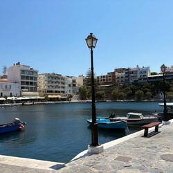 Le lac au centre d'Agios Nikolaos