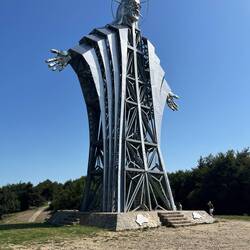 die Statue "Herz Jesu"