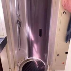 La cabine de douche