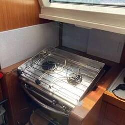 La cuisinière sur cardan