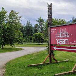 Der Eingang zum Ksan Museum ...