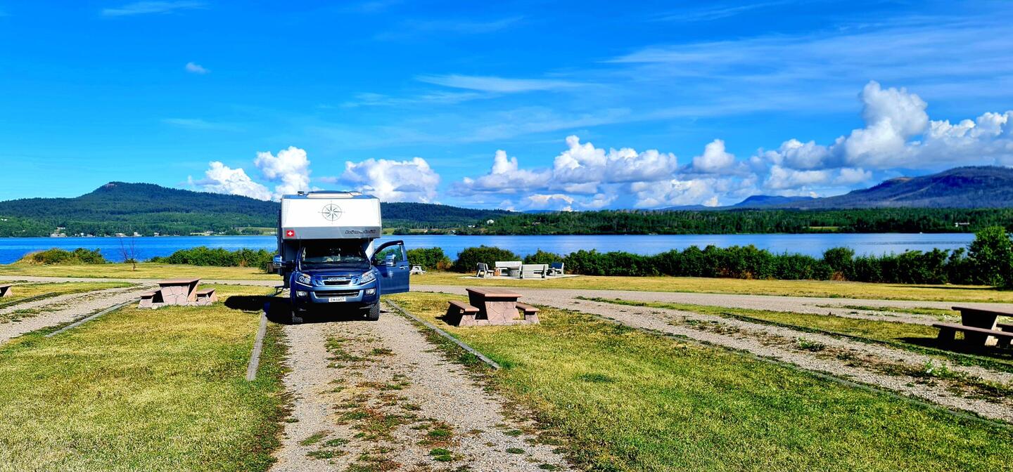 Schöner kostenloser Campground