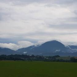 Etwas später brach das Gewitter los