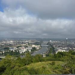Blick über Rouen - hier gab es früher 100 Kirchen