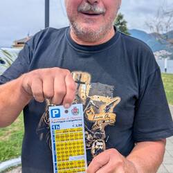 Parkticket zum selber rubbeln 😀