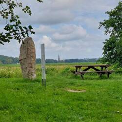 Ein Runenstein aus dem 10. Jahrhundert