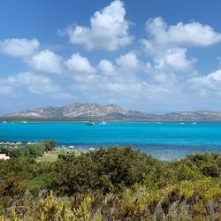 Blick auf die Ankerbucht