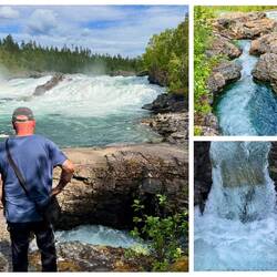 Am Målselvfoss Wasserfall