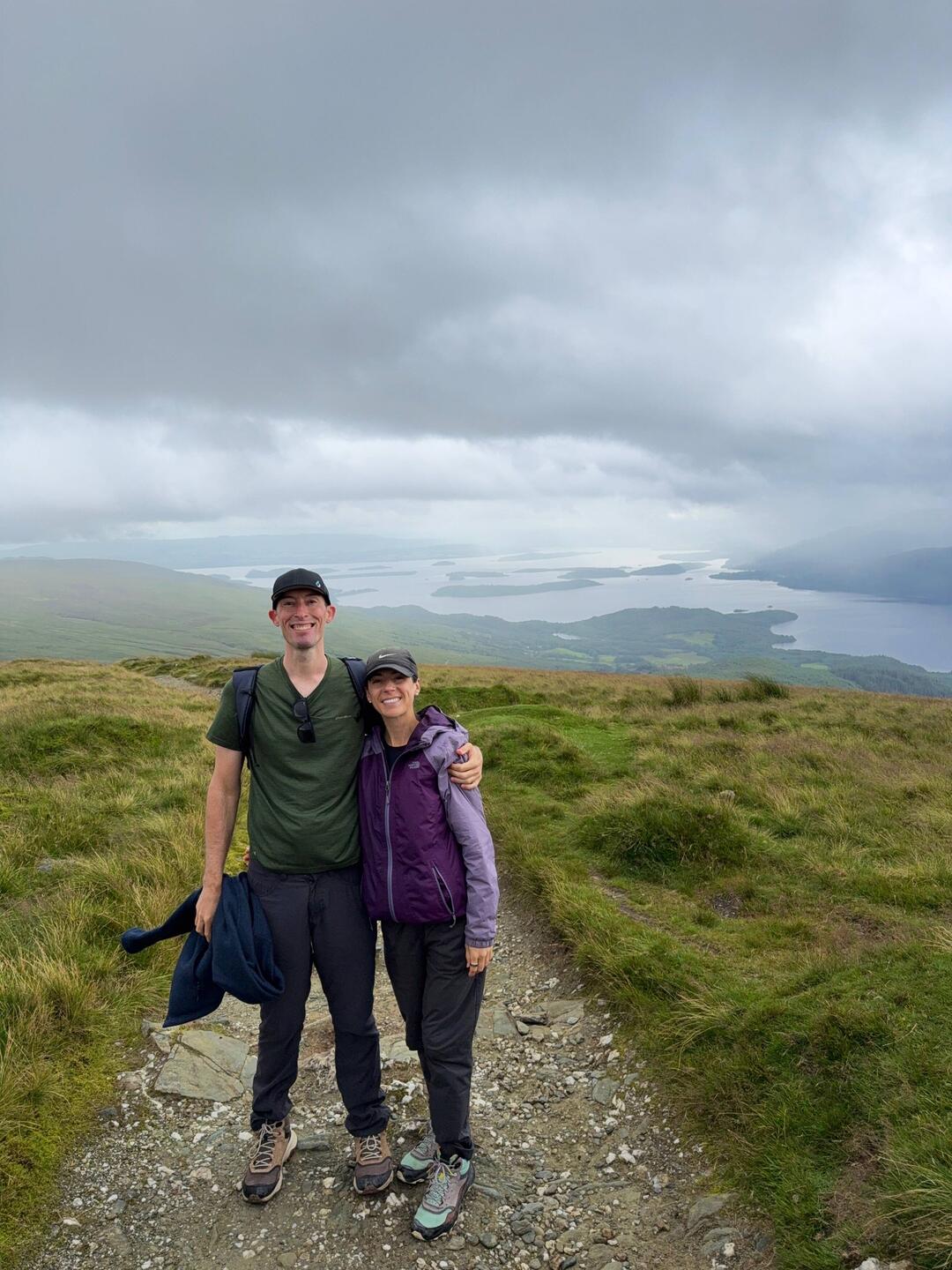 Loch Lomond behind us