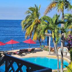 Ausblick von unserer Terrasse