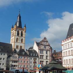 Immer wieder schön der Blick auf den Marktplatz.