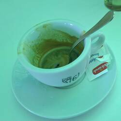 Een Caffè Dopio. Mmmm.