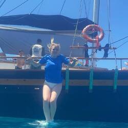 Lily walks on water again