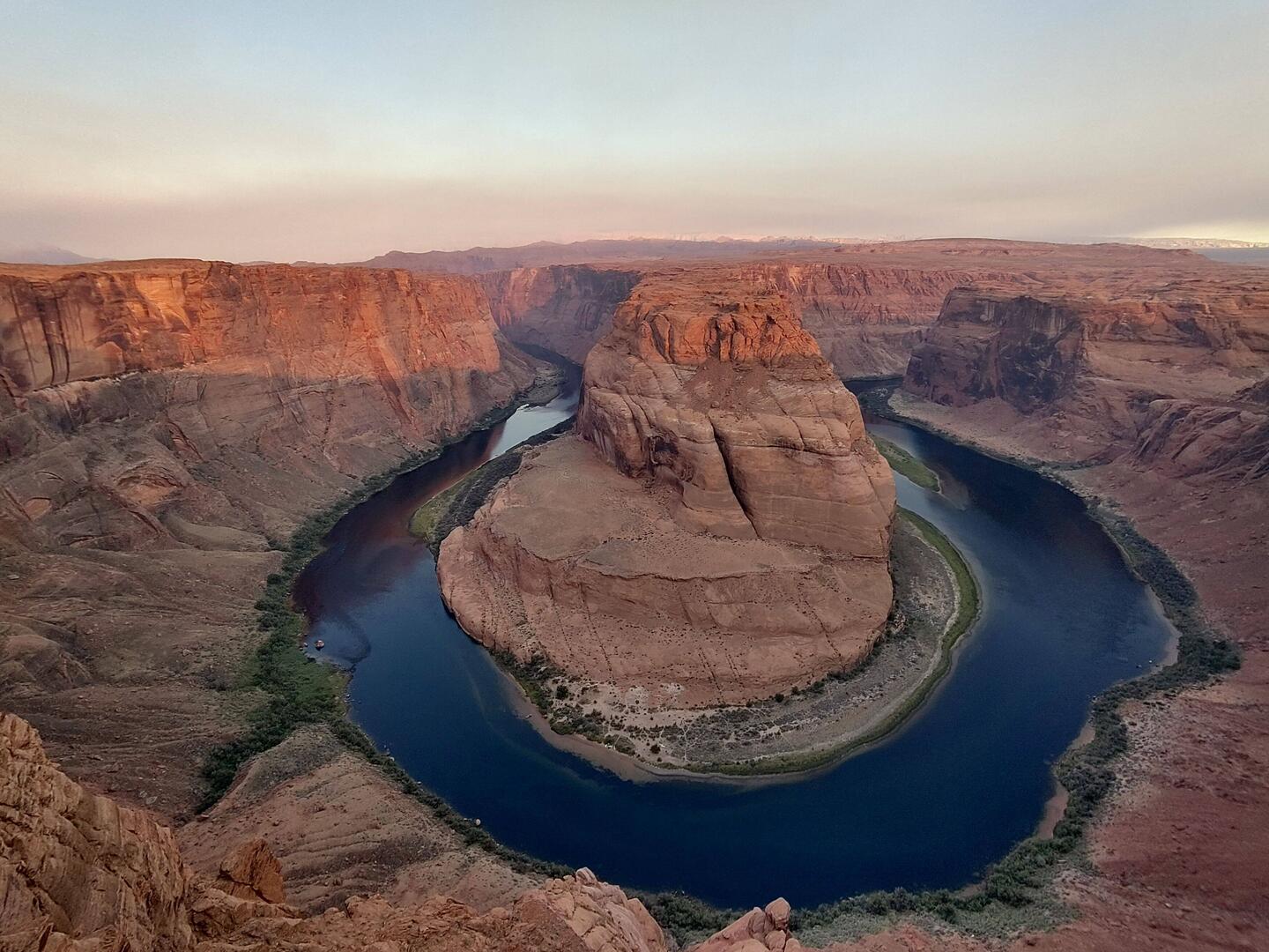 Sonnenaufgang am Horseshoe Bend