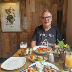 Koftas and spaghetti with meatballs